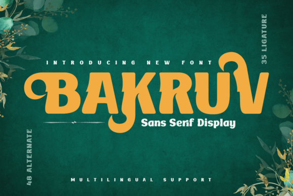 Bakruv Font: A Classic Serif for Modern Editorial Design