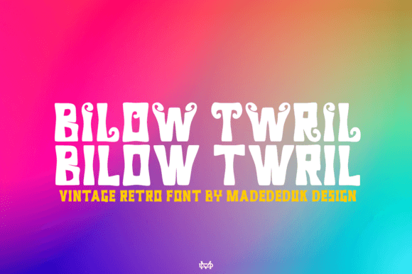 Billow Twril Font: Vintage Editorial Typography
