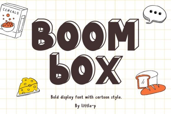 Boom Box Font: A Playful Typeface for Small Business Branding