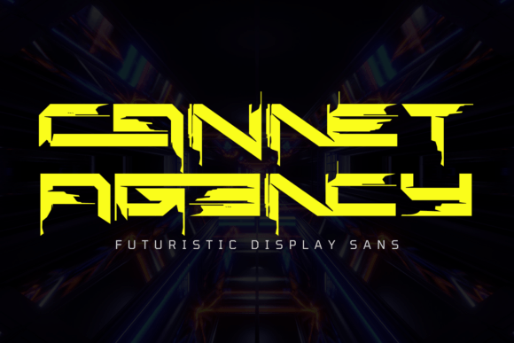 Cannet Agency Font: Cyberpunk Typography for Editorial Design