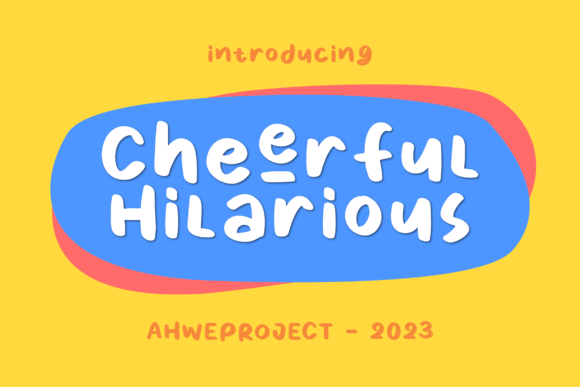 Cheerful Hilarious Font: Playful Display Type for Web Design