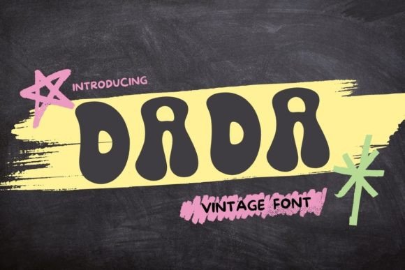 Dada Font: Retro Display Typography for Bold Campaigns