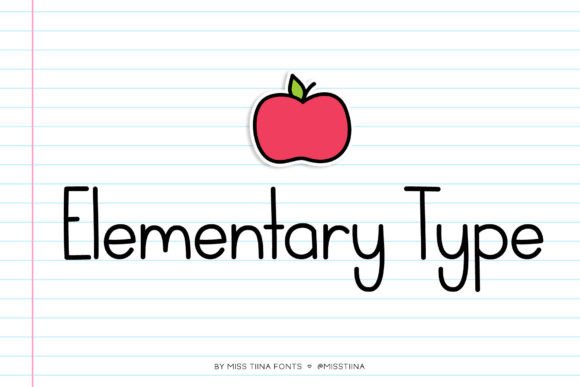 Elementary Type: A Playful Display Font for Editorial Design