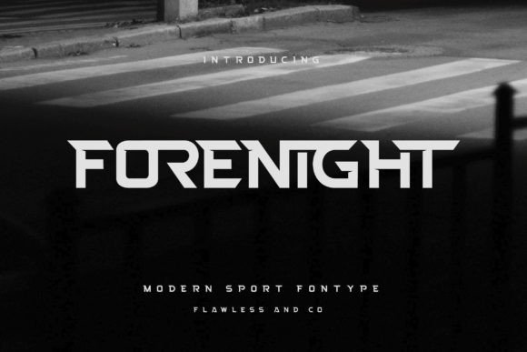 Forenight Font: Adding Athletic Energy to Editorial Layouts