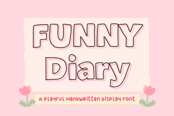 Funny Diary Font: Playful Display Typography for Web Design