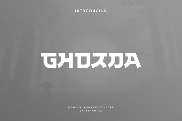 Ghozda Font: A Japanese-Style Display Typeface for Crafters