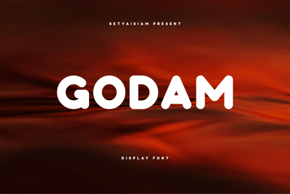 Godam Font: Whimsical Display Typography for Web Design