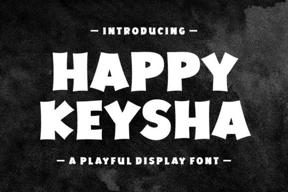 Happy Keysha Font: Elevating Editorial Design
