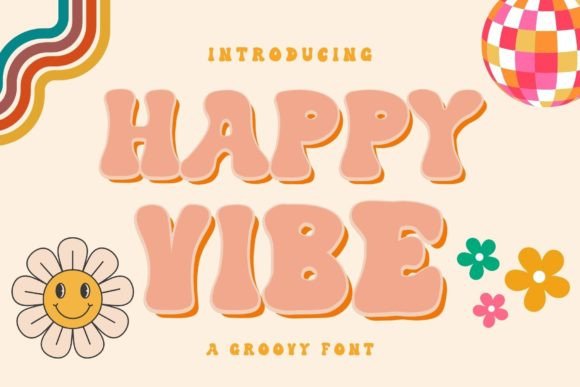 Happy Vibe Font: Retro Horror for Makers