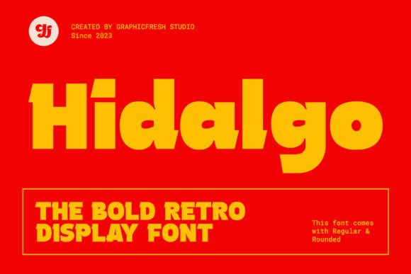 Hidalgo Font Review: A Retro Display Typeface for Branding