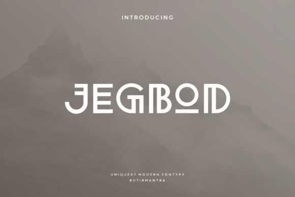 Jegbod Font Review: Tribal Display Type for Campaigns