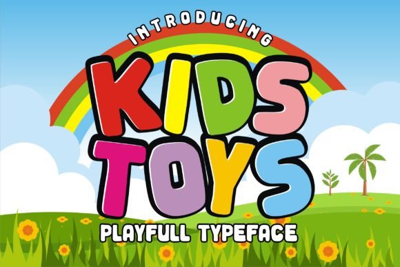 Kids Toys Bold Font for Playful Handmade Designs