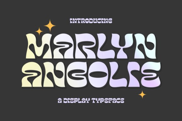 Marlyn Angolie Font: Retro Branding for Small Business