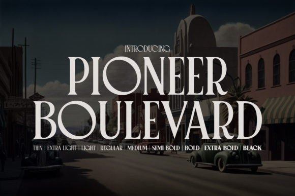 Pioneer Boulevard Font: Elevating Campaign Visuals