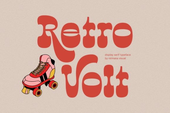 Retro Volt Font: Bold Branding for Small Business