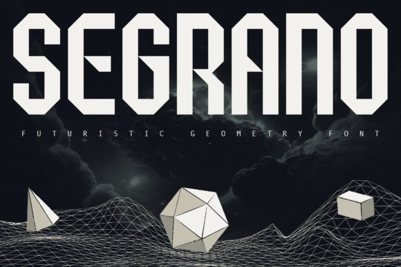 Segrano Font: Geometric Display Type for Bold Campaigns