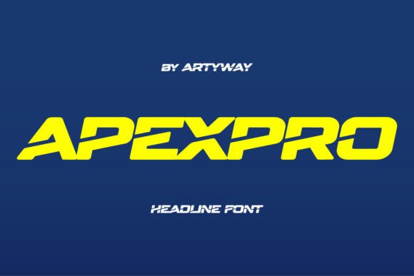 Testing the Apexpro Font for Dynamic Brand Identity