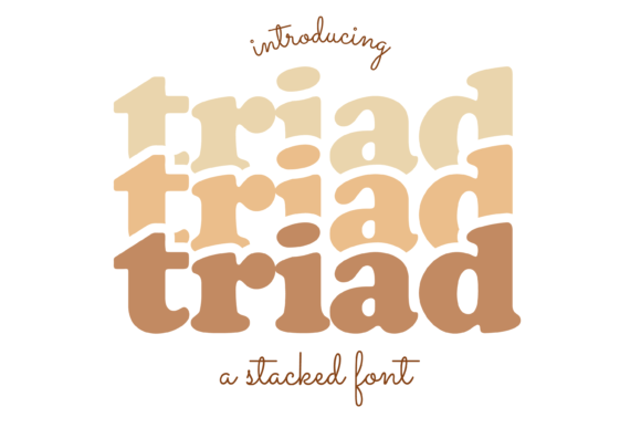 Triad Font: Elevating Campaign Visuals with Bold Display Type