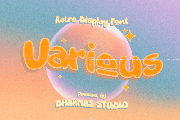 Various Font: Retro Display Type for Digital Campaigns